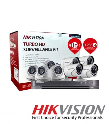 KIT 4 CAM HIKVISION 1080P