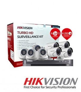 KIT 4 CAM HIKVISION 1080P